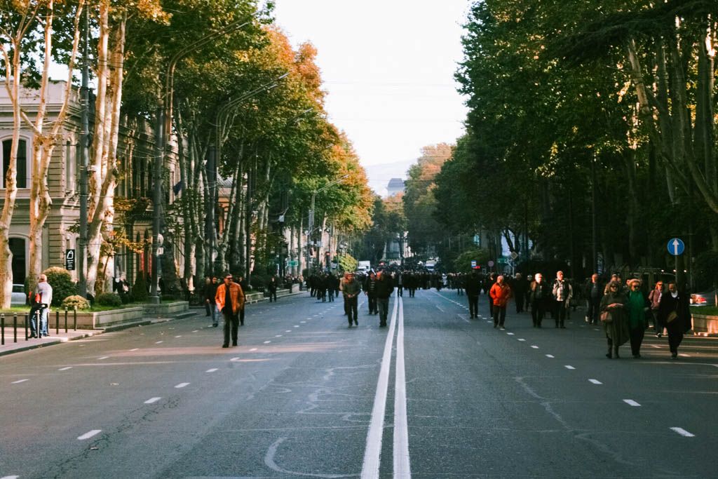 Проспект Руставели в Тбилиси