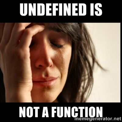 Undefined is not a function